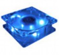 Microventilador LED azul 12cm para gabinete