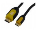 Cabo HDMI macho x mini HDMI macho 1,8mts