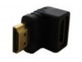 Adaptador "L" 90 graus HDMI macho fêmea